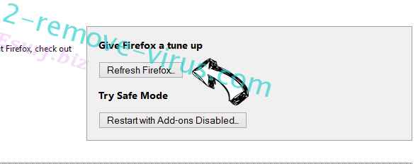 TextToTalk Adware Firefox reset