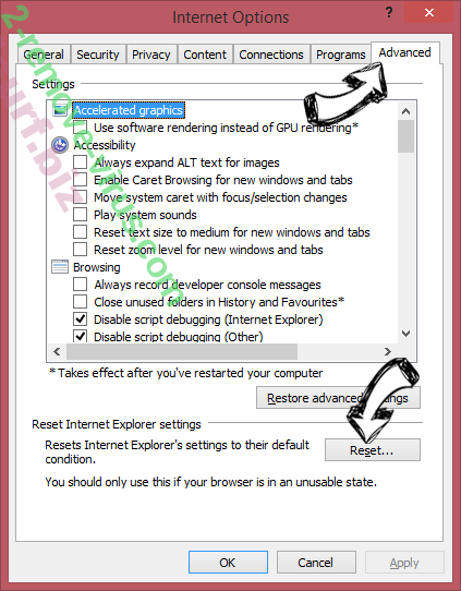 TextToTalk Adware IE reset browser