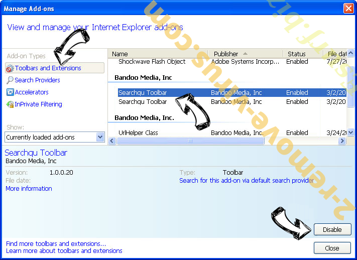 Markets adware IE toolbars and extensions