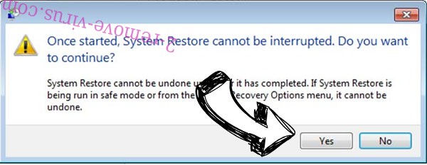 Read Ransomware removal - restore message