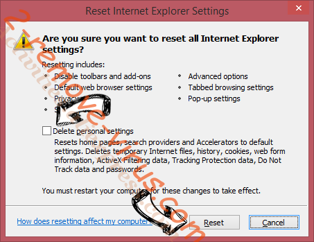 Webunstop Adware IE reset