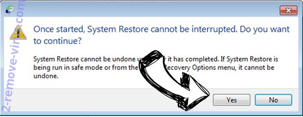 Rigd virus removal - restore message