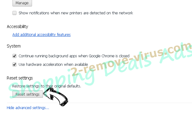 Groover Ads Chrome advanced menu