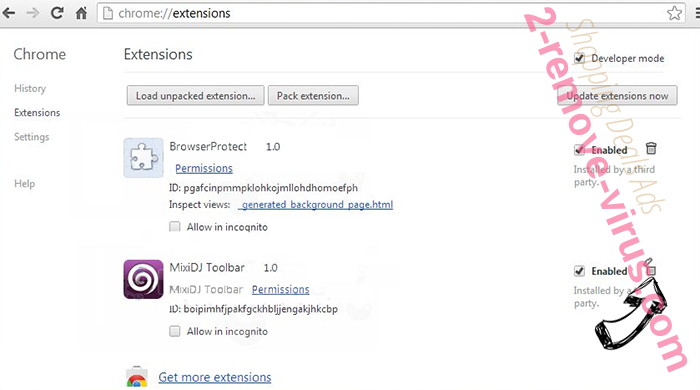 Product Key Has Expired Scam Chrome extensions remove