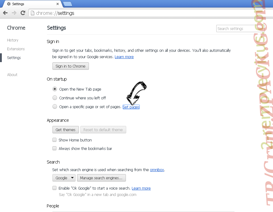 iys.foamyslimmest.com Chrome settings