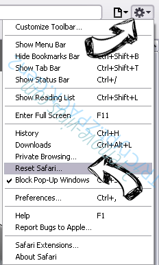 Sardavella.xyz Safari reset menu