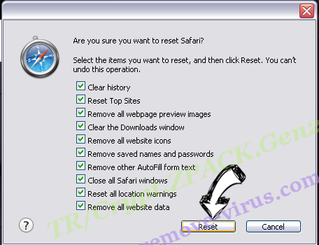 iys.foamyslimmest.com Safari reset