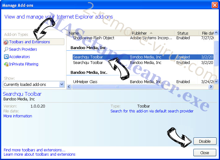 Music Browsing Search IE toolbars and extensions