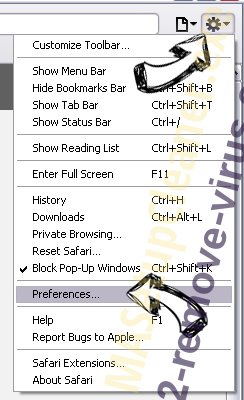 IhpmServer.exe Safari menu