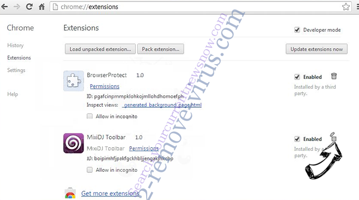 Search.myclassifiedsxp.com Chrome extensions remove