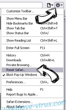 Gangnamgame.net Safari reset menu