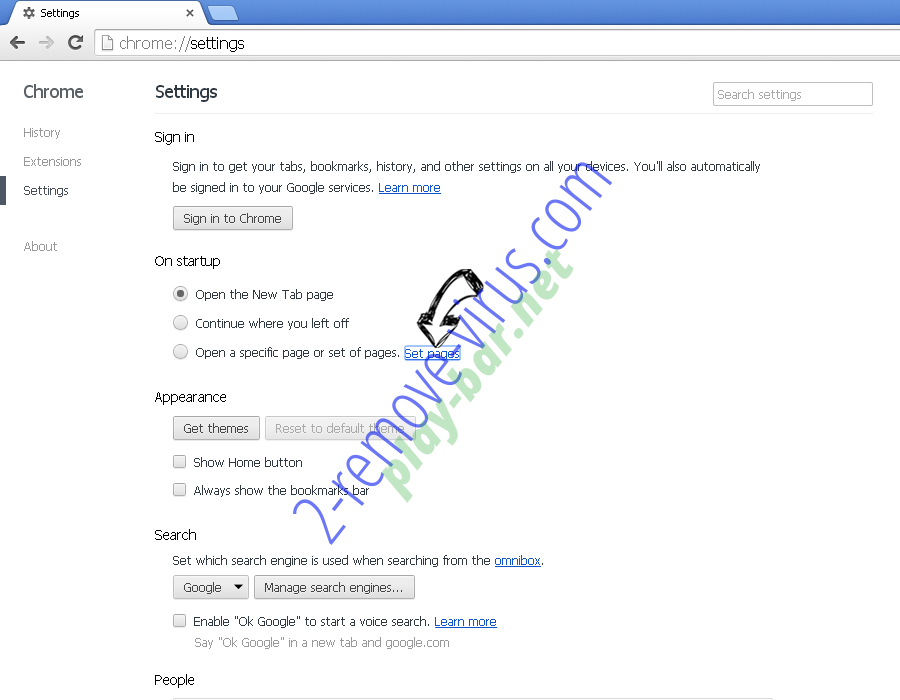 Search.netbetterresults.com Chrome settings