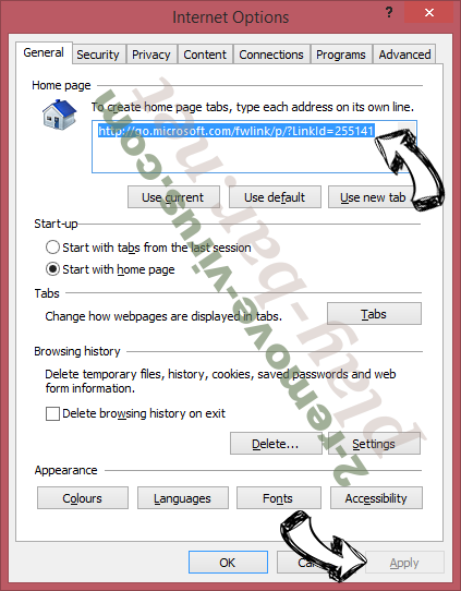 check-message.live IE toolbars and extensions