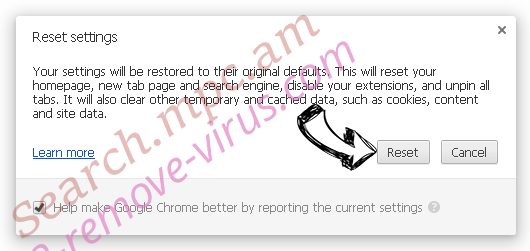Yoursearchcentral.com Chrome reset