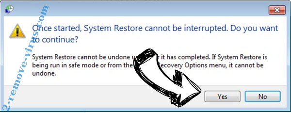 Clhmotjdxp ransomware removal - restore message