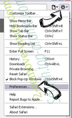 Play-bar.net Safari menu