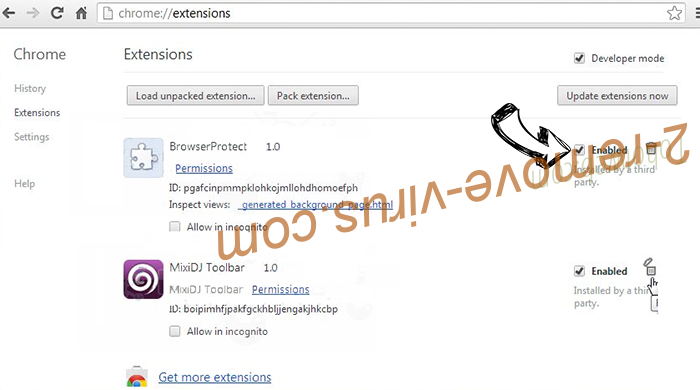 FreeShoppingTool Virus Chrome extensions disable