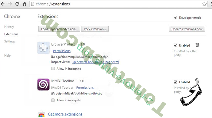 GifsGalore Toolbar Chrome extensions remove