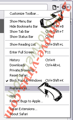 GifsGalore Toolbar Safari menu