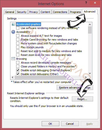 Wild For Scrapbooking Search Virus IE reset browser