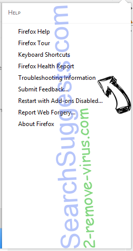 SearchSuggests.com Firefox troubleshooting