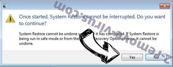 Il tuo computer e stato infettato da Cryptolocker! removal - restore message