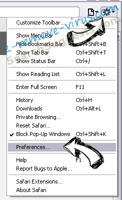 Wdsmanpro.exe Safari menu