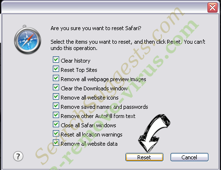 Gaming-search.com Safari reset