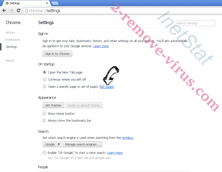 PDF Converter App Chrome settings