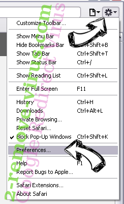 GetitHD Safari menu