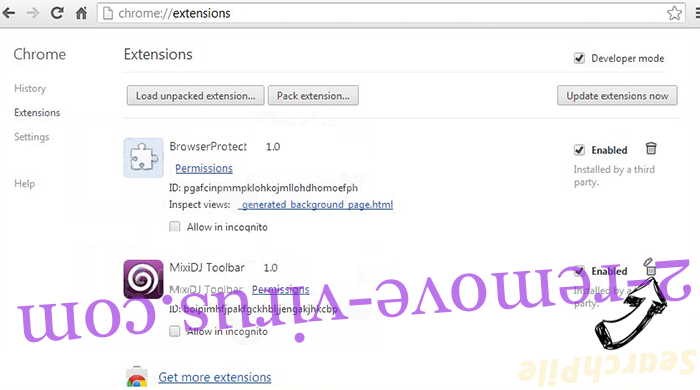 Ursidae malicious extension Chrome extensions remove
