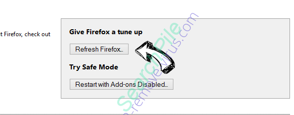 Search Manager virus Firefox reset