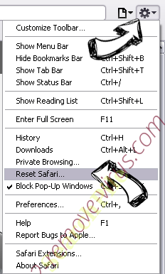 PasswordLogic Toolbar Safari reset menu