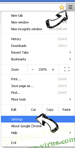 StreamlinedDIY Toolbar Chrome menu
