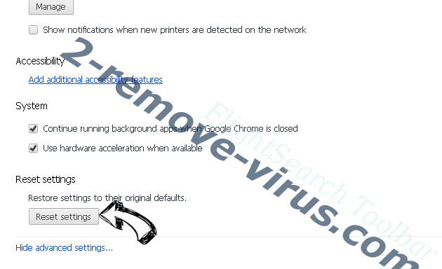 SpringFiles Adware Chrome advanced menu