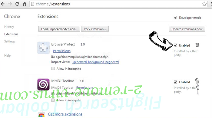 FreeShoppingTool Toolbar Chrome extensions disable