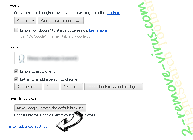 FlightSearch Toolbar Chrome settings more