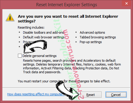 Email Assistant Virus IE reset