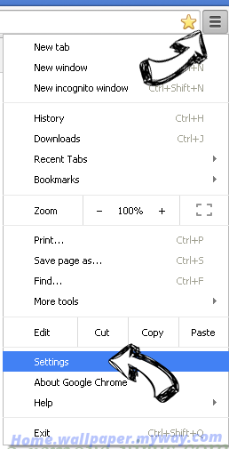 MyFashionTab Toolbar Chrome menu