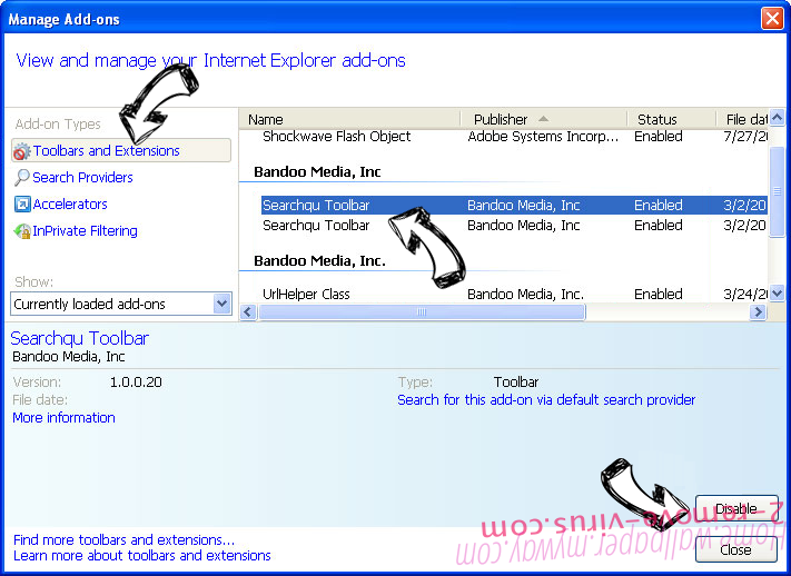 IGames Search Hijacker IE toolbars and extensions