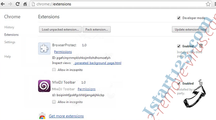KuaiZip.com Chrome extensions remove