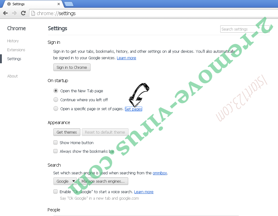 Mandami.ru Chrome settings