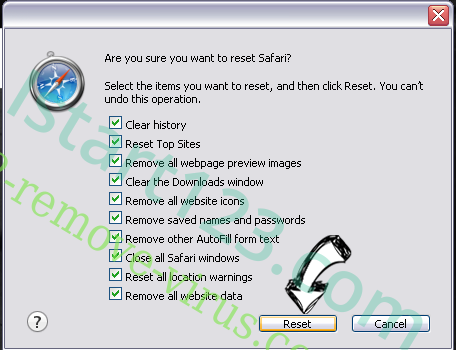 Search.follysway.com Safari reset