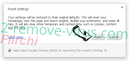 Flirchi Chrome reset