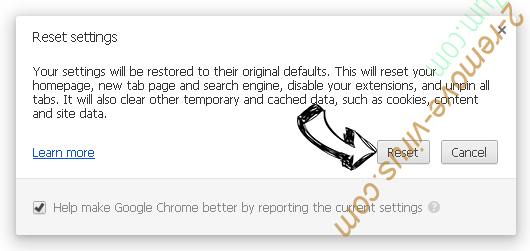 Zum.com Chrome reset