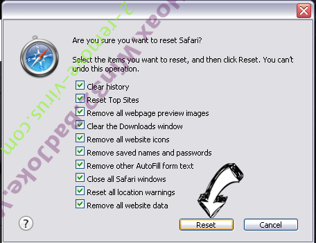 Searchp.icu Redirect Safari reset