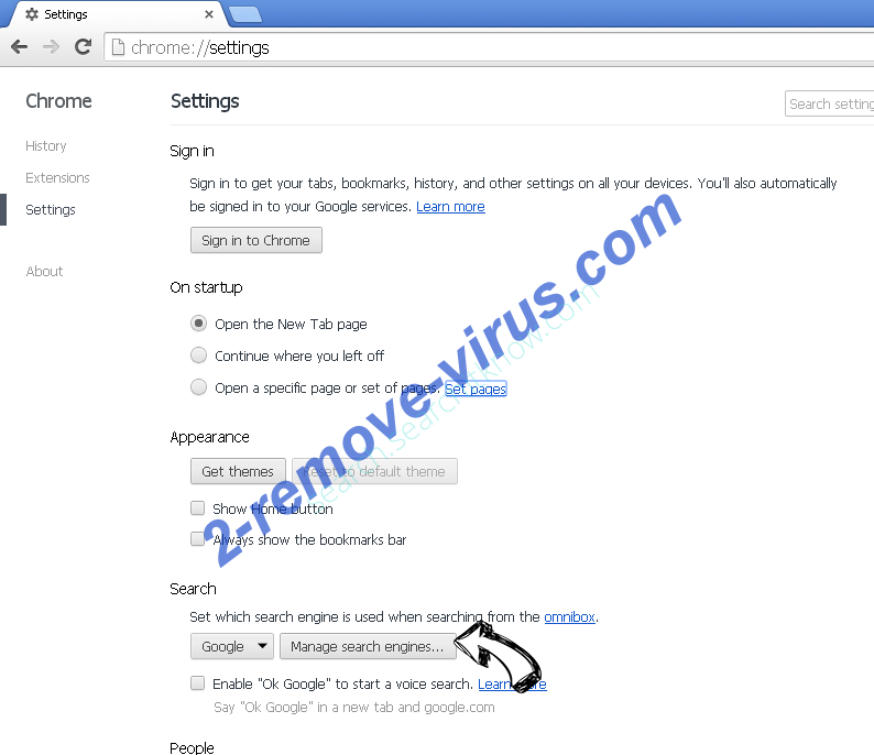 search.searchitknow.com Chrome extensions disable