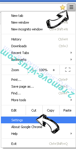 UC Browser Chrome menu