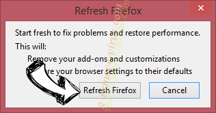 Ourstartpage.com Firefox reset confirm