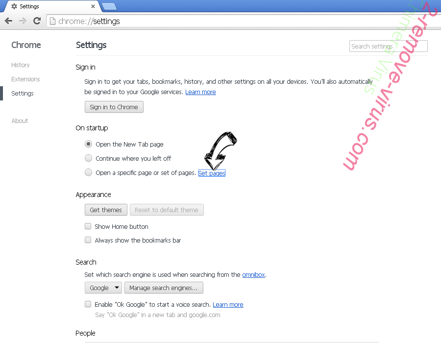 Qwant.com Search Chrome settings